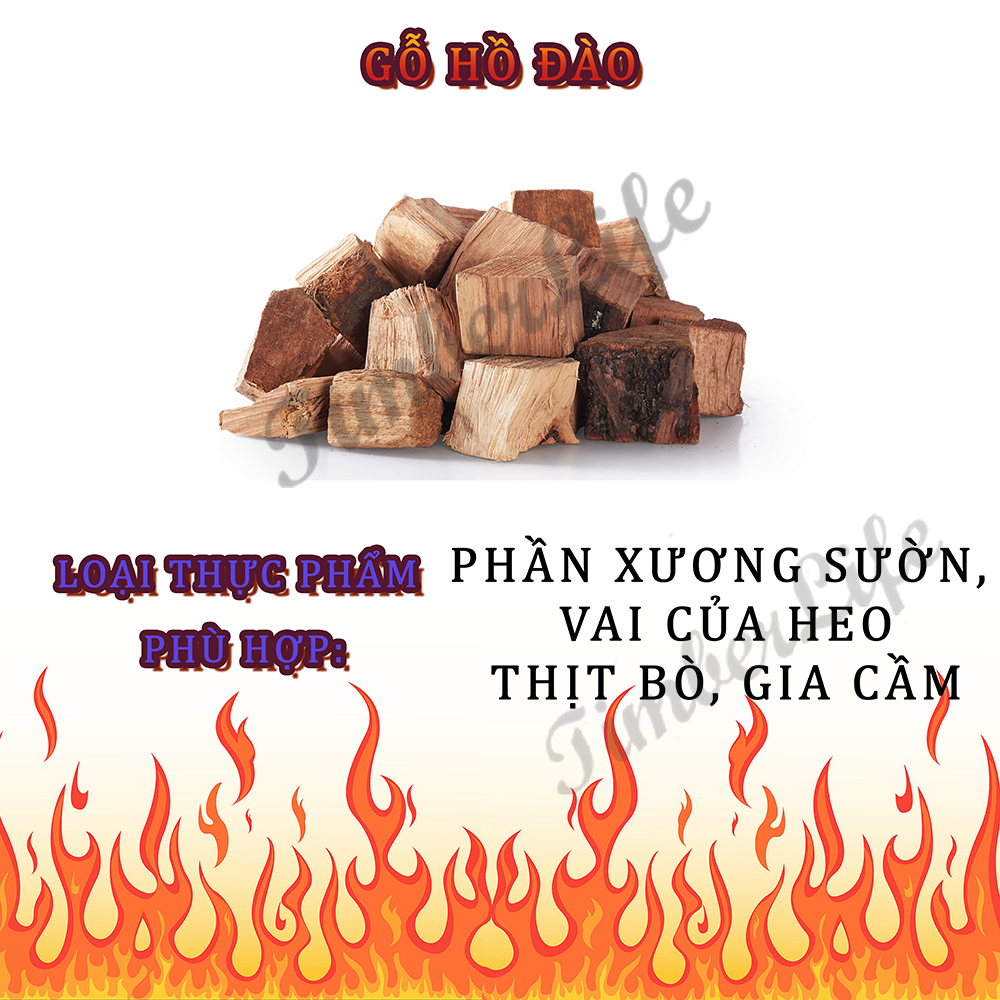 gỗ hồ đào hickory xông khói