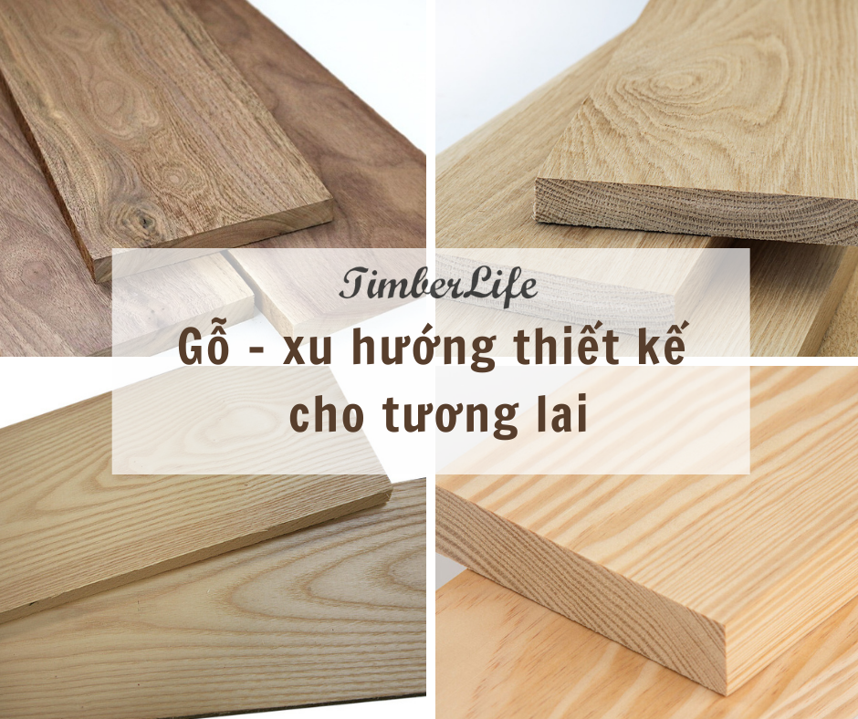 gỗ là xu hướng thiết kế tương lai